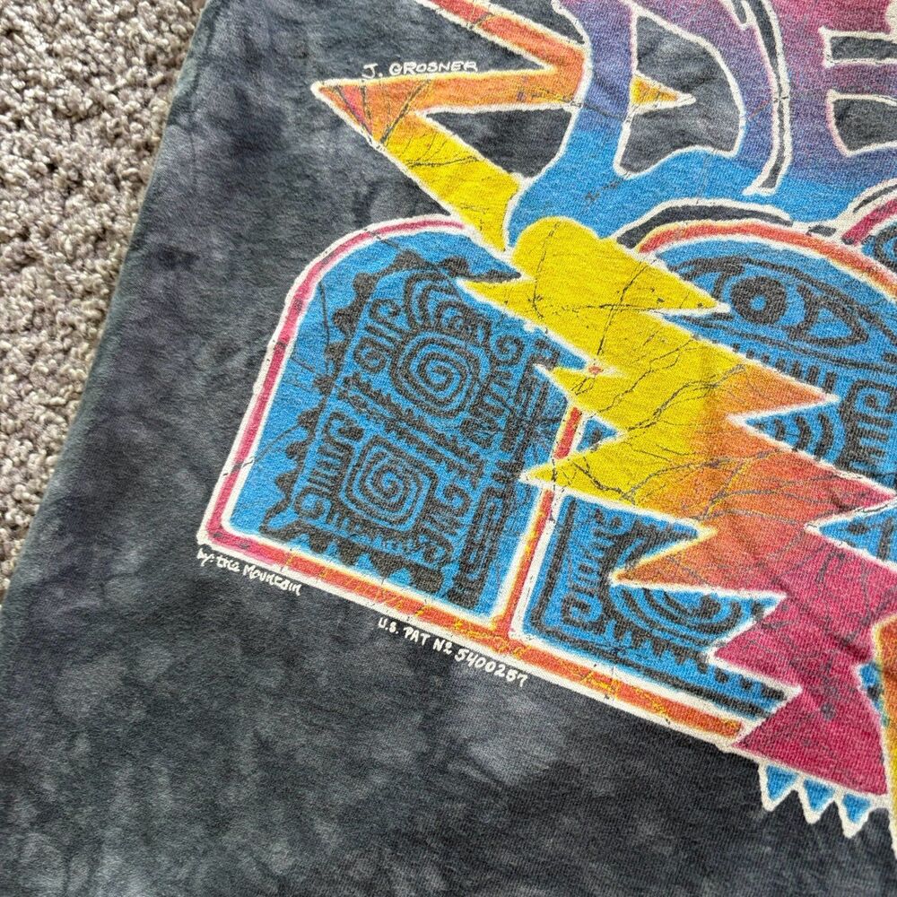 Vintage 1994 Grateful Dead Southwest Dead Shirt Aztec Lizard Goat Tie Dye Sz XL - Picture 6 of 10